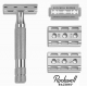 Rasoio di Sicurezza DE Rockwell 6C Adjustable White Chrome