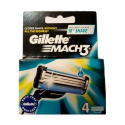 Confezione da 4 Lame Gillette Mach3