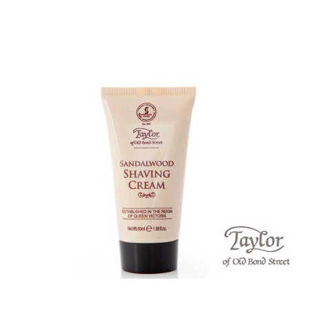 Crema  da barba Taylor Sandalo 50 ml Tubo da viaggio